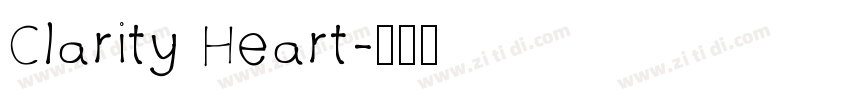 Clarity Heart字体转换